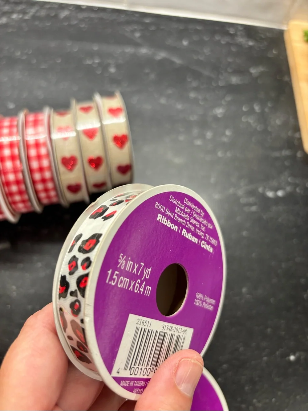 New Assorted Decorative Ribbon Lot 15 Rolls Hearts Plaid Floral Hello Kitty